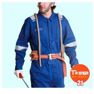 Mens C/N Anti Flame Fire Retardant Coveralls Boiler Suit Workwear For Oil And Gas