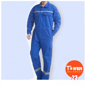 Anti-static blue coverall